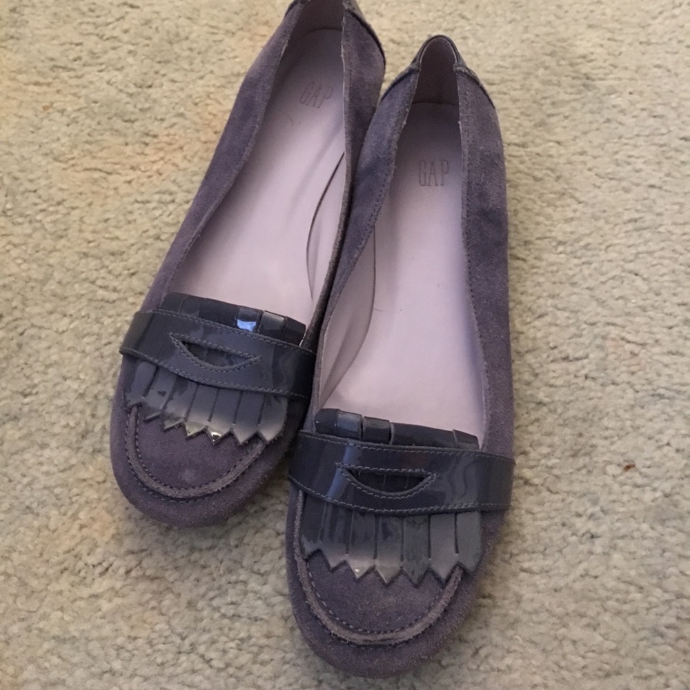 Vintage GAP Purple Suede Penny Loafers